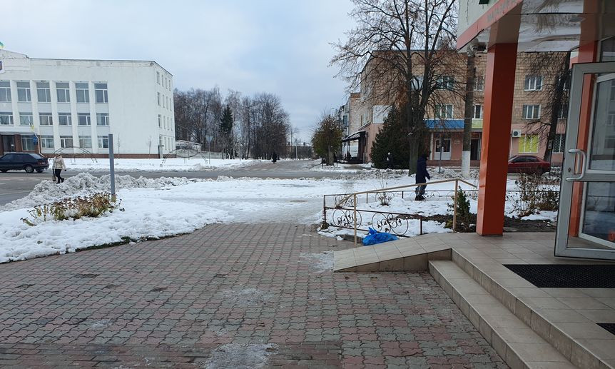 Korjukiwka Blick zum Hotel 23 11 2024